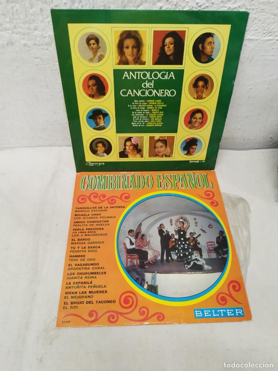 Discos de vinilo: Antolog&iacute;a del cancionero y combinado espa&ntilde;ol. Dos los recopilaci&oacute;n.