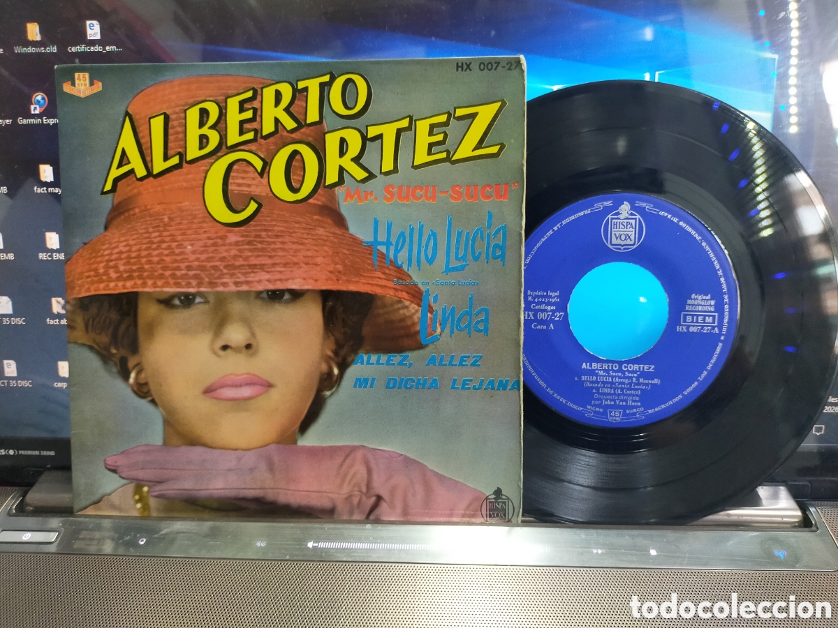 Discos de vinilo: Alberto Cortez ep Hello Luc&iacute;a + 3 Espa&ntilde;a 1961