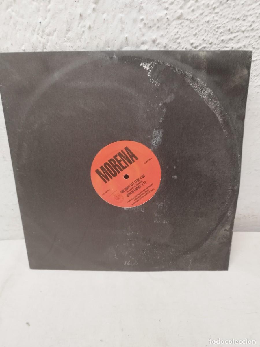 Discos de vinilo: Morena (23) &ndash; You Don't Get Stop. Vinilo Maxi single.