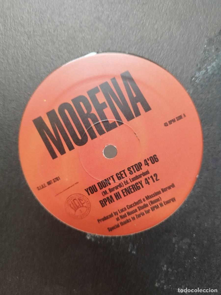 Discos de vinilo: Morena &ndash; You Dont Get Stop. Vinilo Maxi single. - Foto 2
