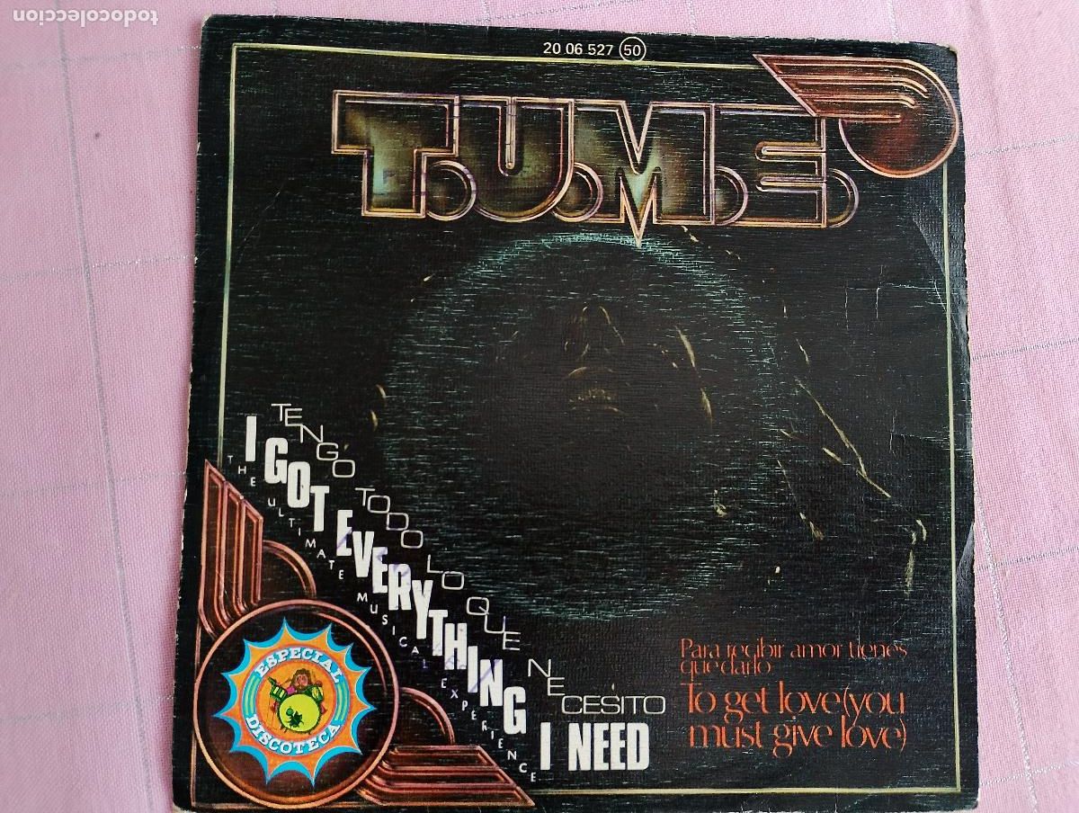 Discos de vinilo: T.U.M.E. &ndash; I Got Everything I Need, 1975 - Foto 3