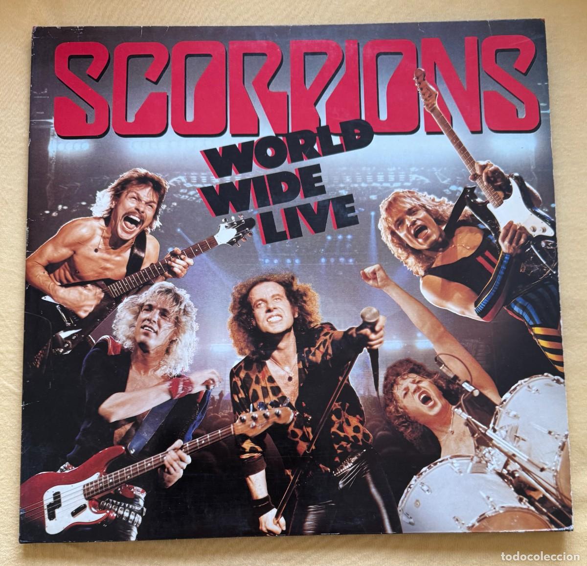 Discos de vinilo: scorpions double 33t world wide live VG++ EX