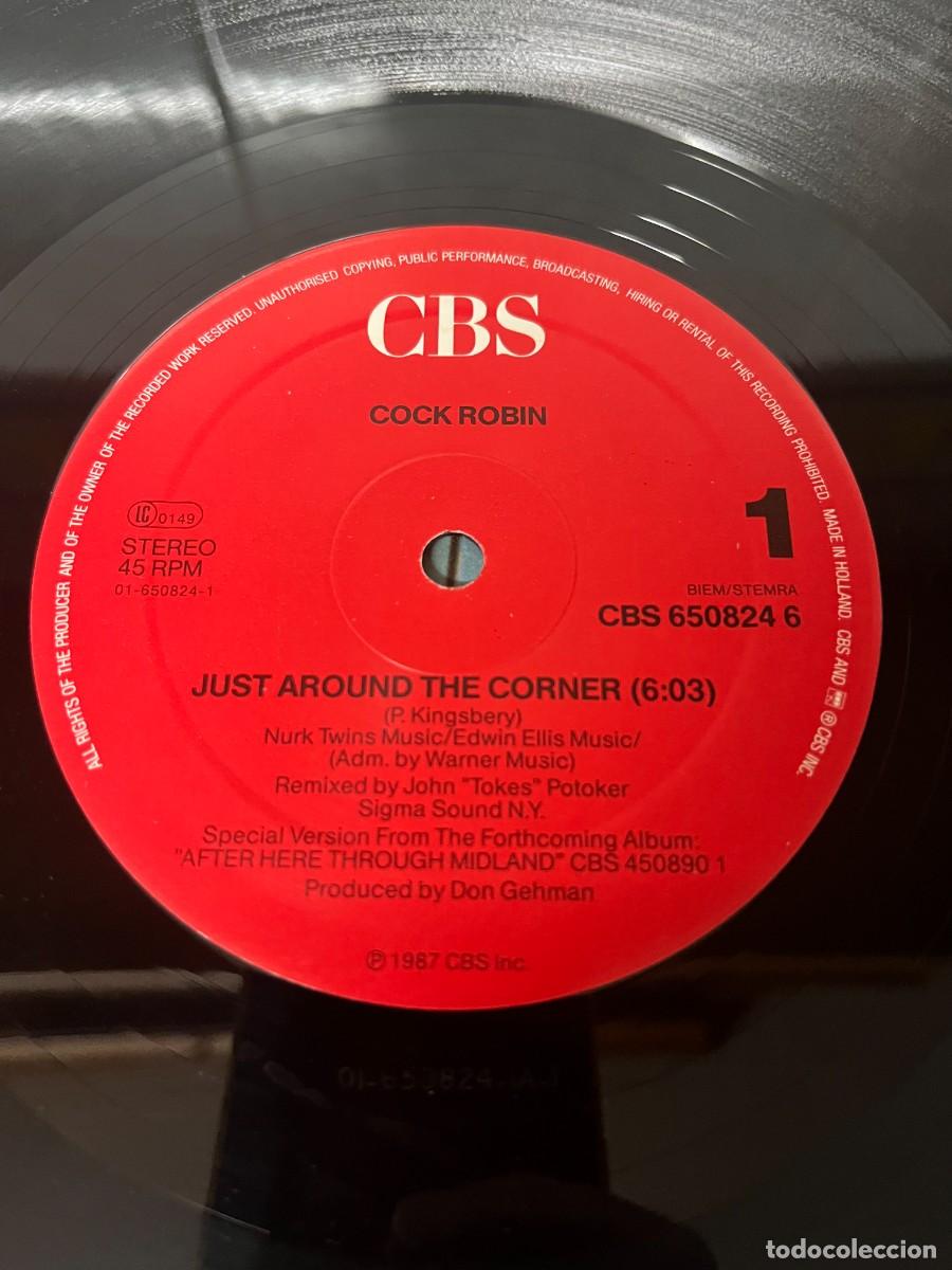 Discos de vinilo: Cock Robin Just Around The Corner (Special Version) - Foto 5