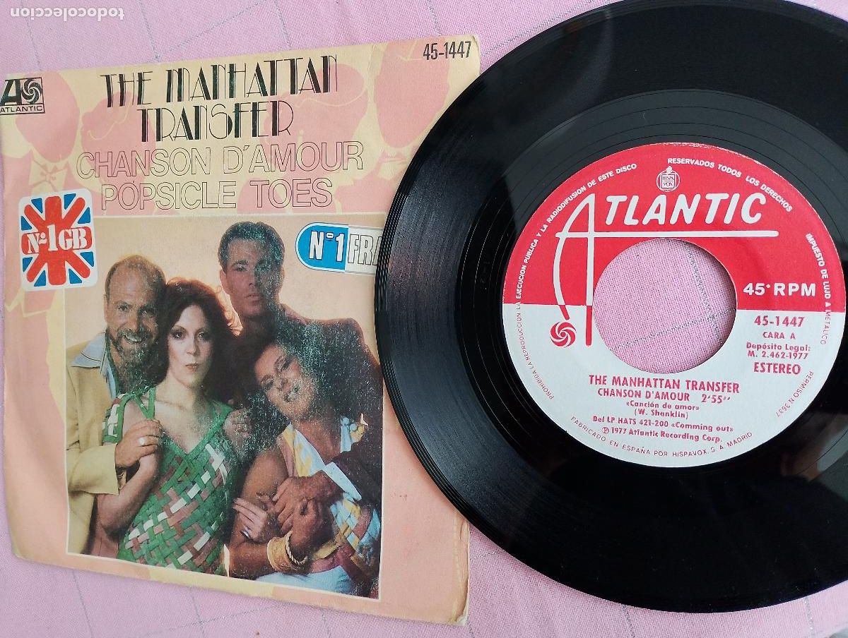 Discos de vinilo: The Manhattan Transfer &ndash; Chanson Damour, 1977 - Foto 3