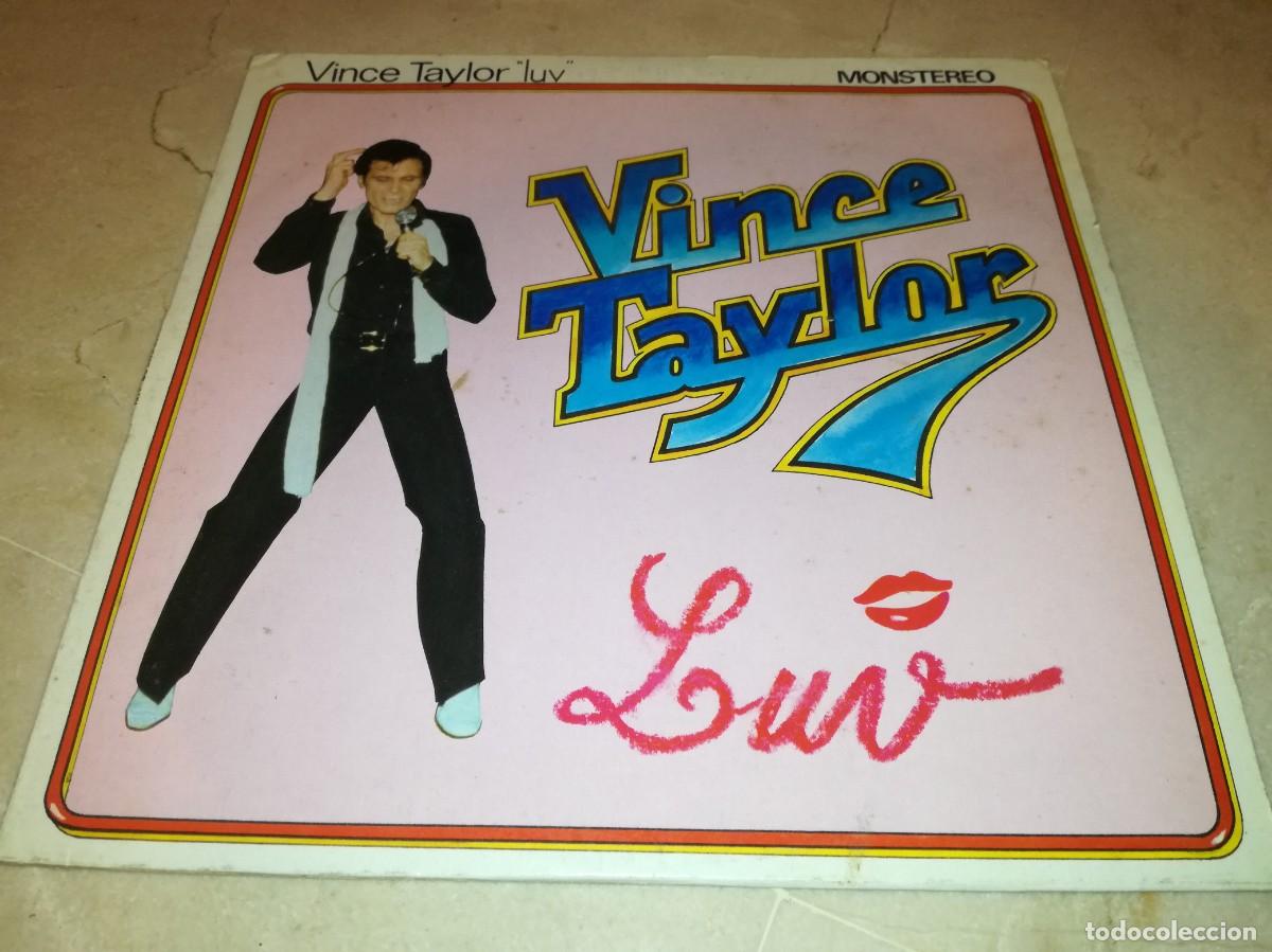 Discos de vinilo: VINCE TAYLOR-LUV-ORIGINAL 1980-DISCO MEDIANO