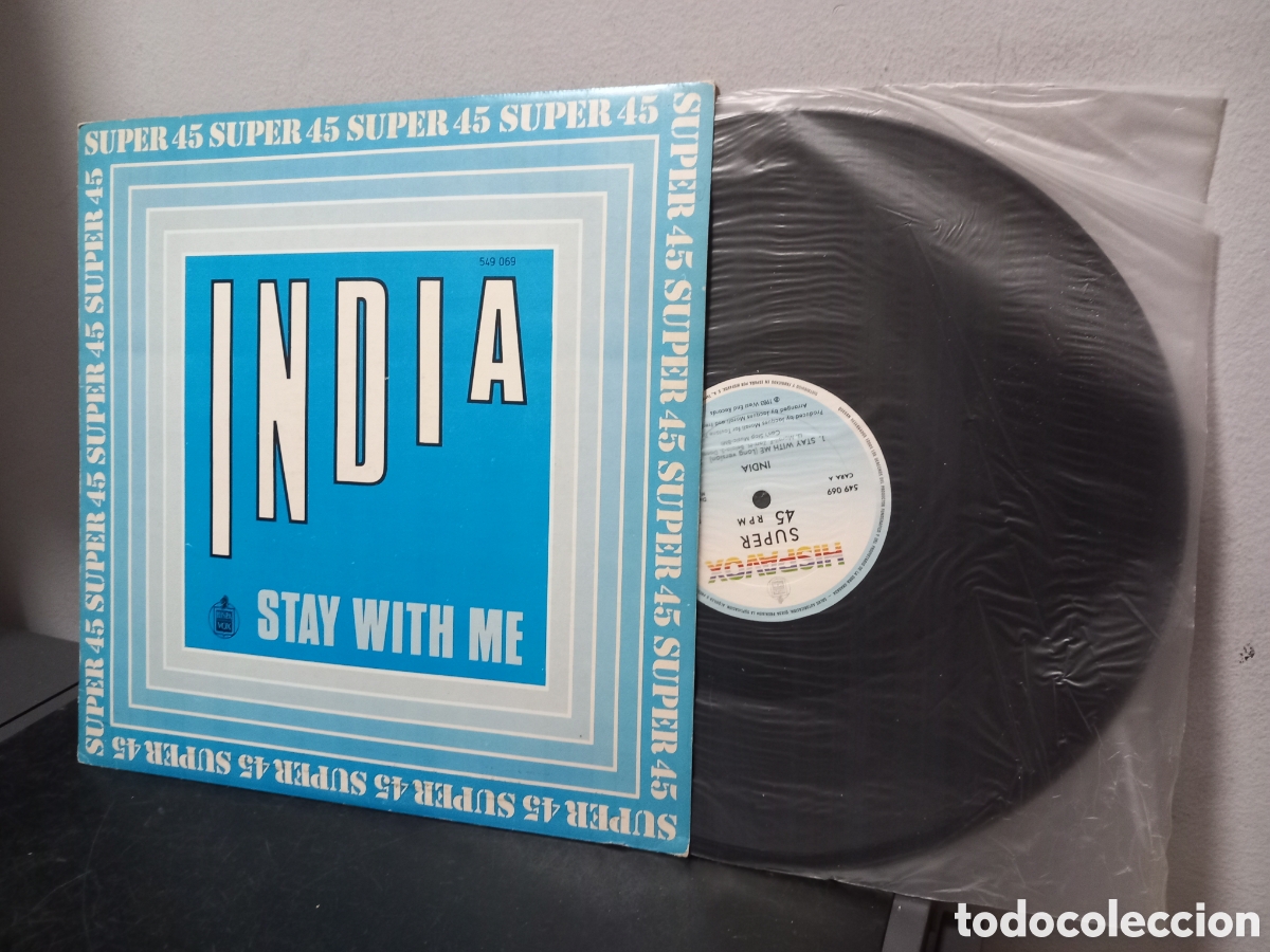 Dischi in vinile: ANTIGUO LP INDIA STAY WITH ME SUPER 45 ORIGINAL