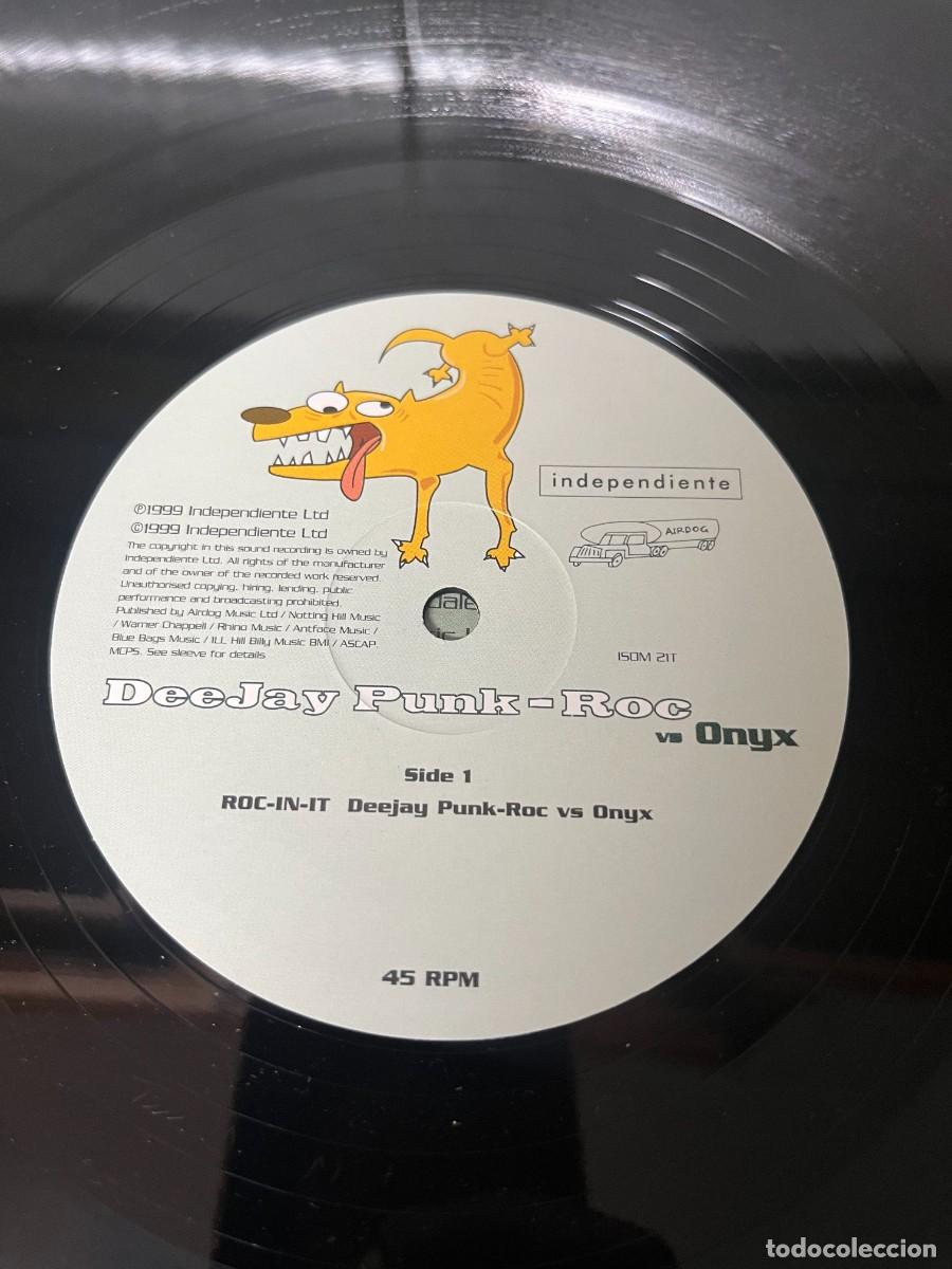 Discos de vinilo: Deejay Punk-Roc vs. Onyx ROC-IN-IT - Foto 4
