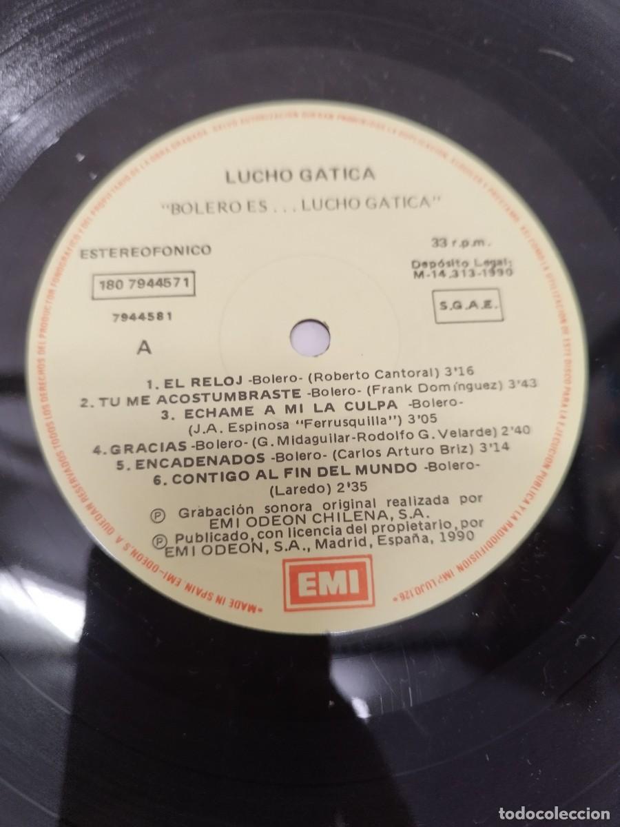Discos de vinilo: Boleros... Lucho Gatica. Doble lp, vinilo. - Foto 2