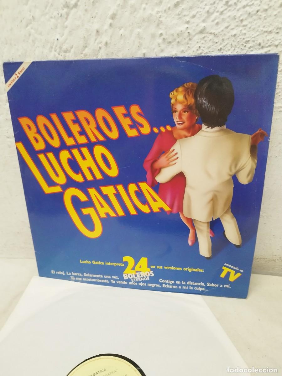Discos de vinilo: Boleros... Lucho Gatica. Doble lp, vinilo. - Foto 4