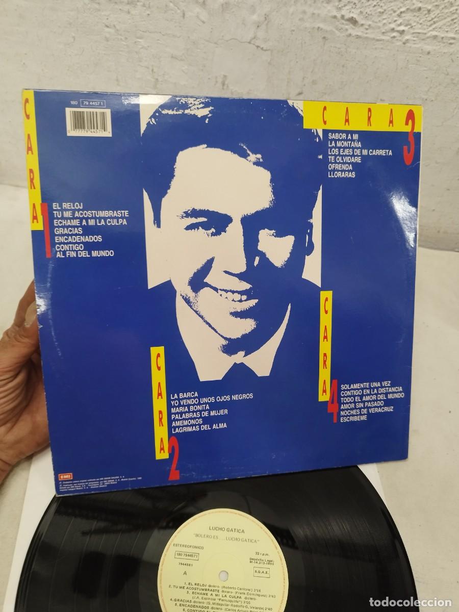 Discos de vinilo: Boleros... Lucho Gatica. Doble lp, vinilo. - Foto 5