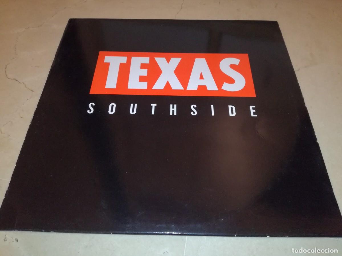 Discos de vinilo: TEXAS-SOUTHSIDE-CONTIENE ENCARTE-ORIGINAL ESPA&Ntilde;OL 1989-EN BUEN ESTADO