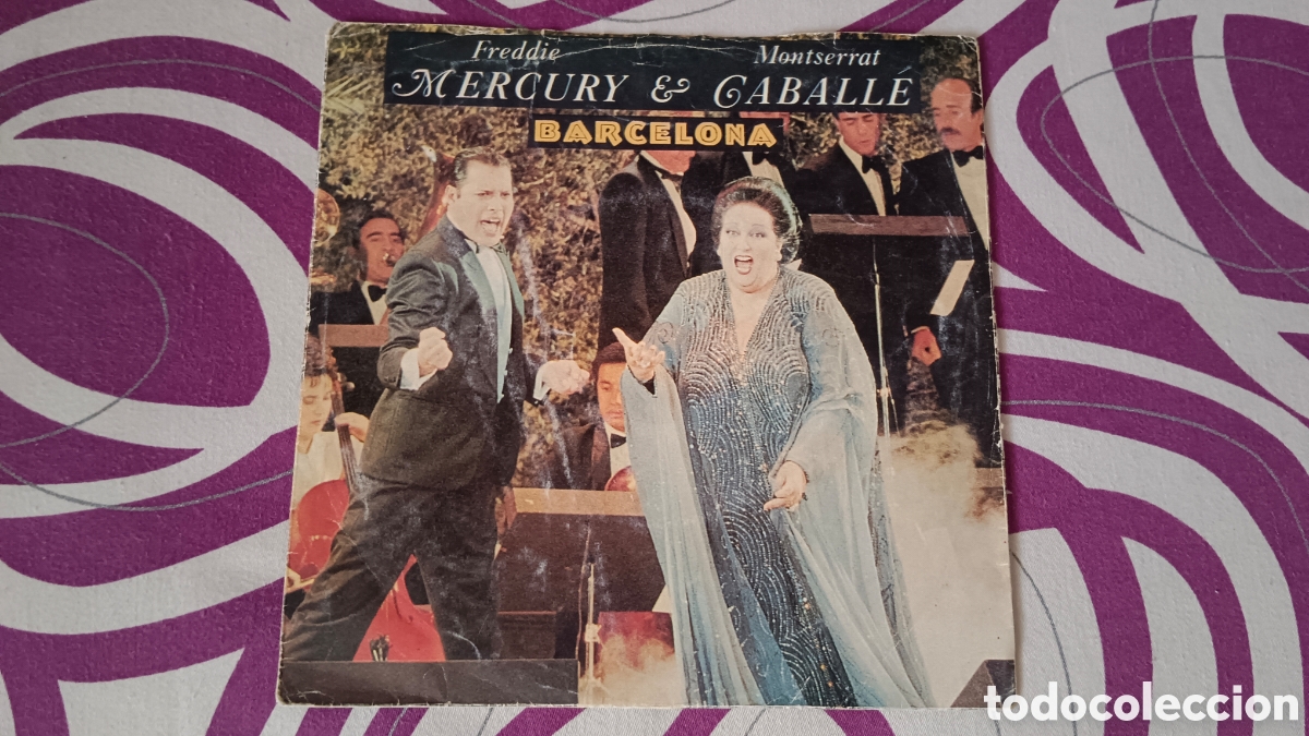 Vinyl records: Freddie Mercury, Montserrat Caball&eacute; &ndash; Barcelona 7&rdquo; Single