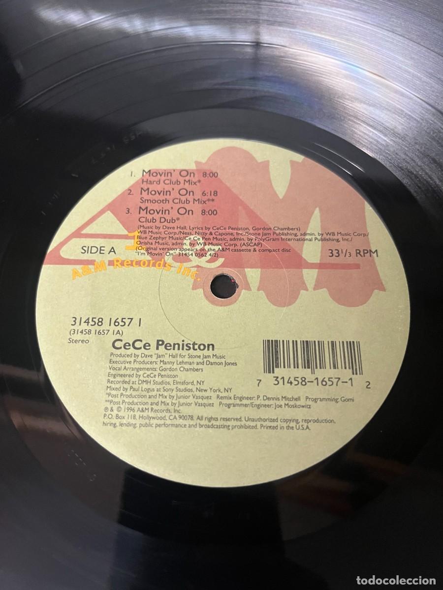 Discos de vinilo: CeCe Peniston Movin On - Foto 4