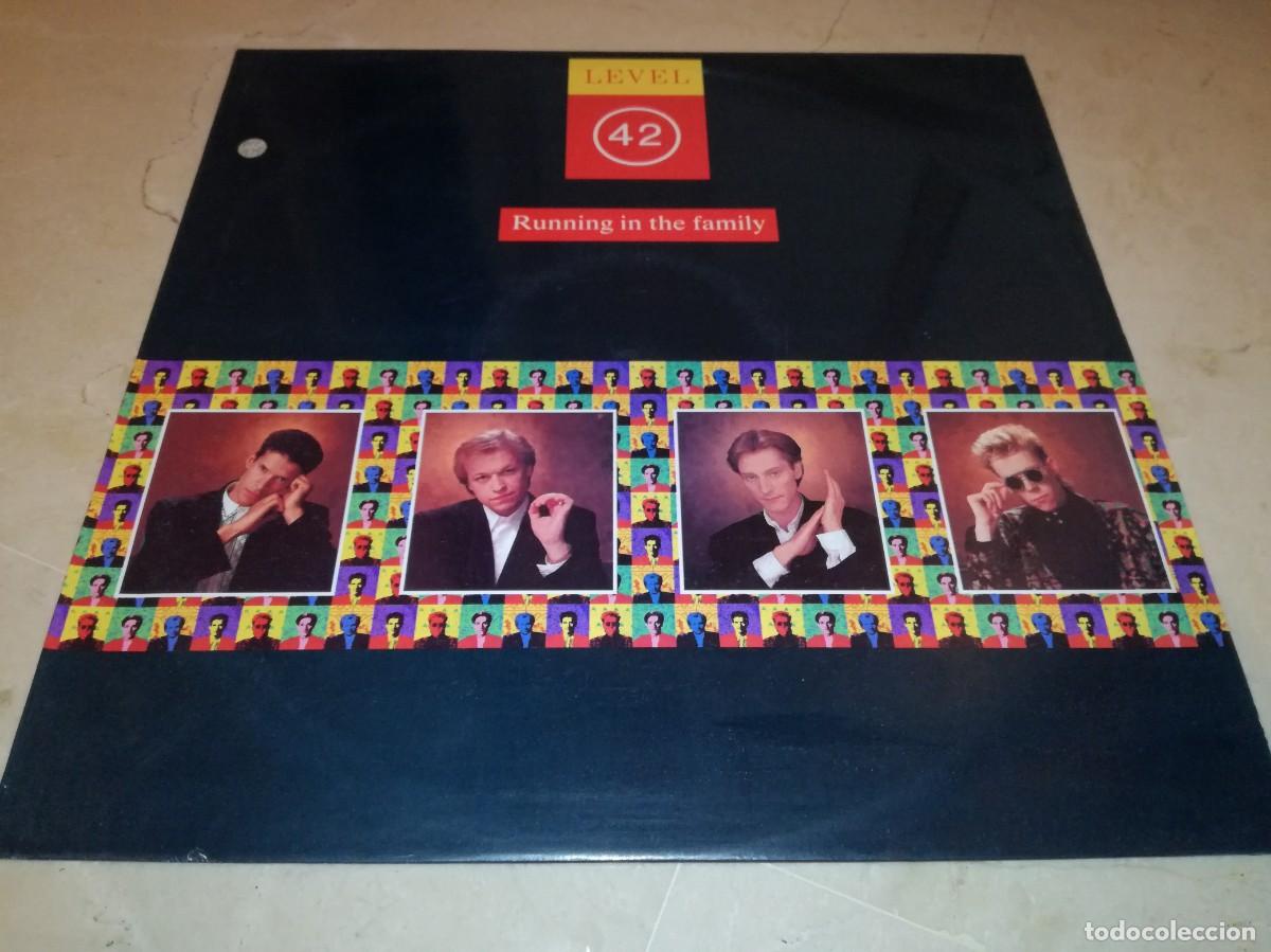 Discos de vinilo: LEVEL 42-RUNNING IN THE FAMILY-CONTIENE ENCARTE-ORIGINAL ESPA&Ntilde;OL 1987