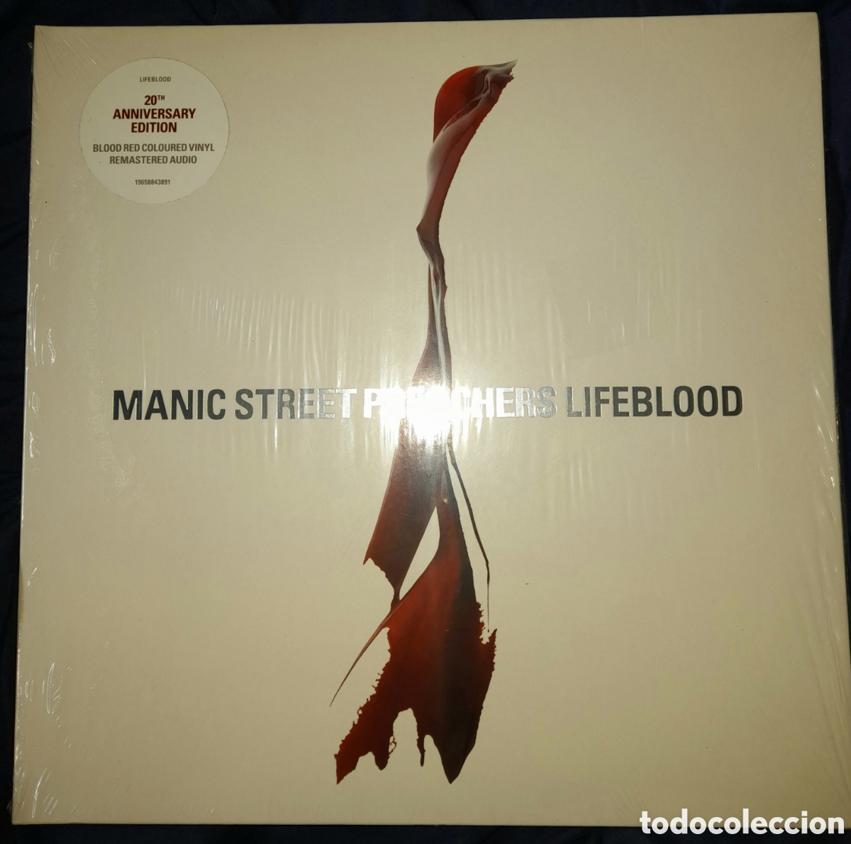 Discos de vinilo: MANIC STREET PREACHERS &ndash; LIFEBLOOD. 20 TH. ANIVERSARY EDITION. 2 LP VINILO ROJO. NUEVO