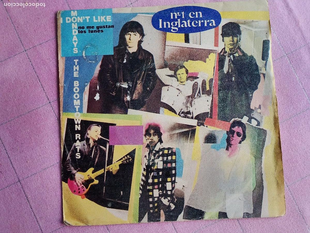 Discos de vinilo: The Boomtown Rats &ndash; I Don't Like Mondays = No Me Gustan Los Lunes, 1979