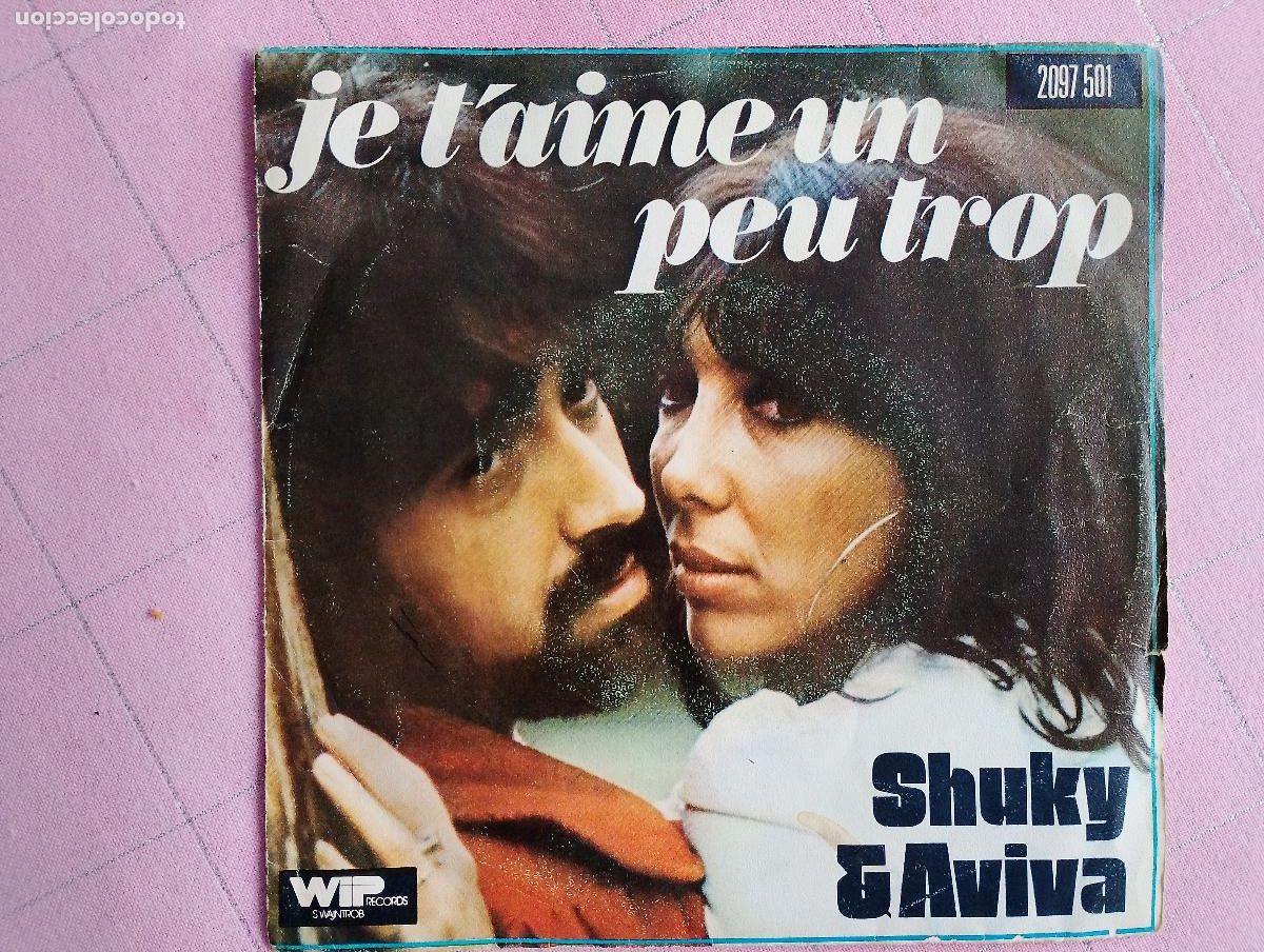 Discos de vinilo: Shuky & Aviva &ndash; Je T'aime Un Peu Trop,1975
