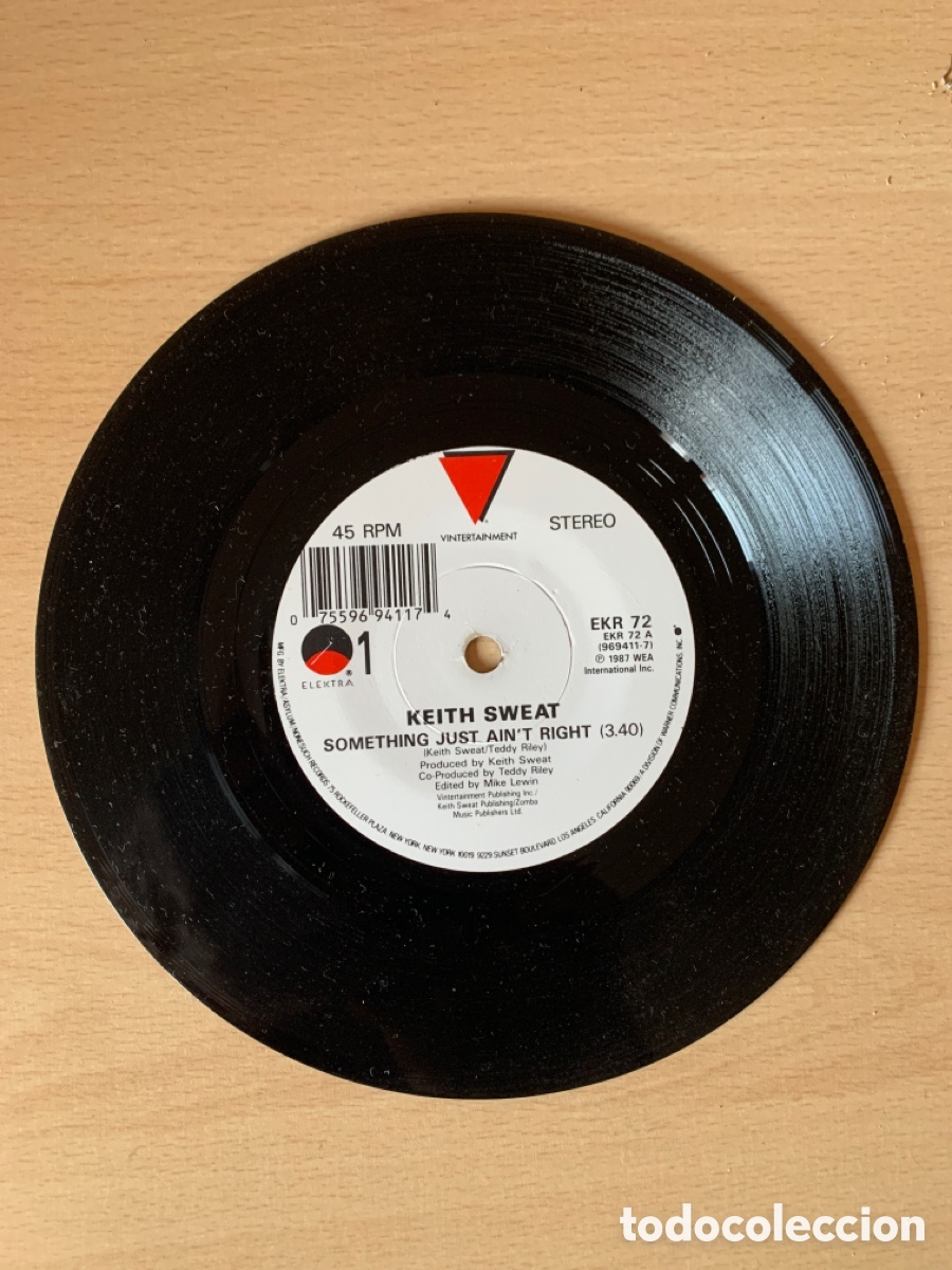 Discos de vinilo: Keith sweat something just aint&rsquo;s right - Foto 3
