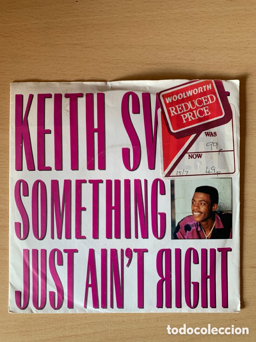 Discos de vinilo: Keith sweat something just aint&rsquo;s right - Foto 1