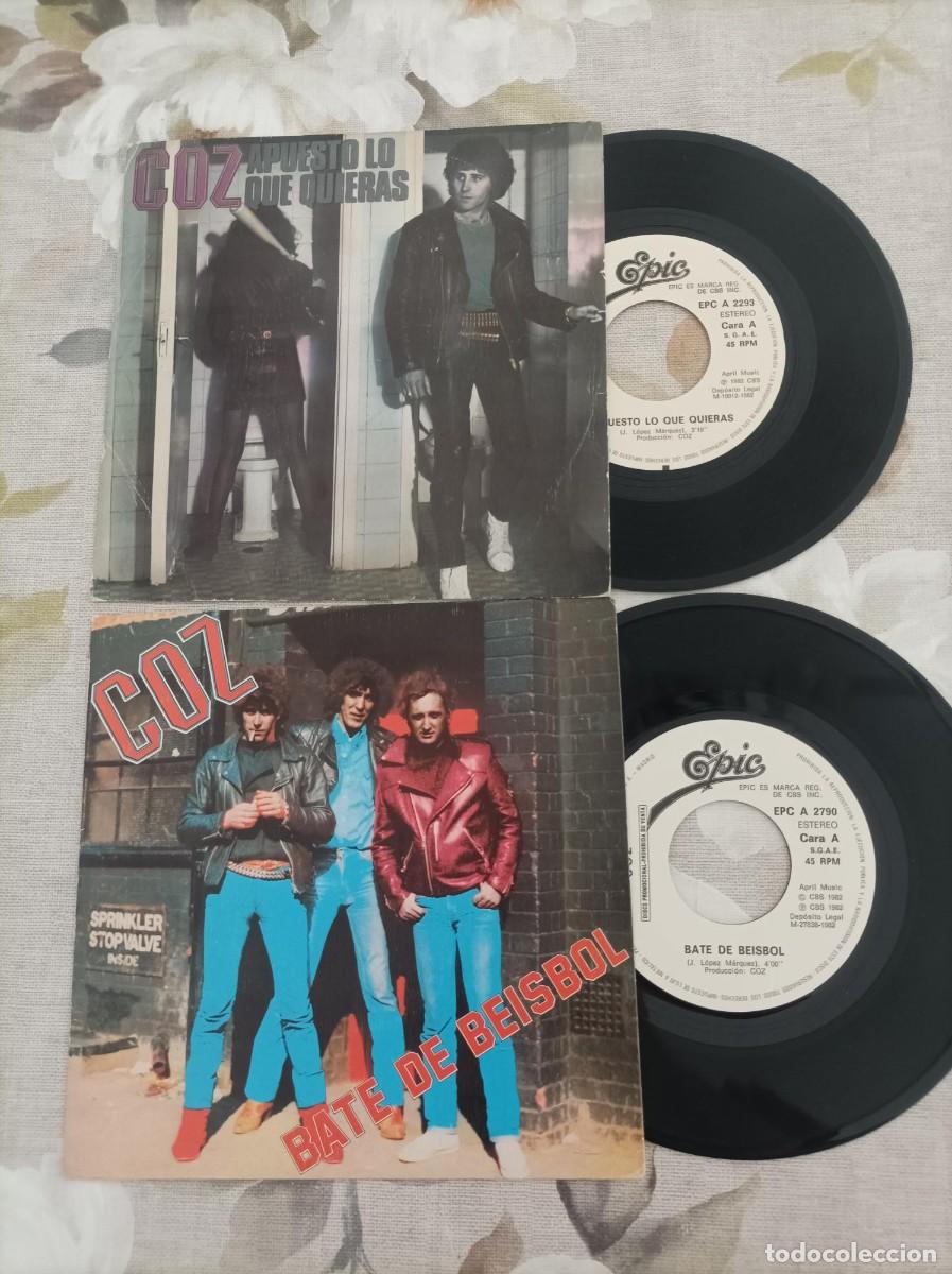Discos de vinilo: Coz singles promocion de la movida-raros-