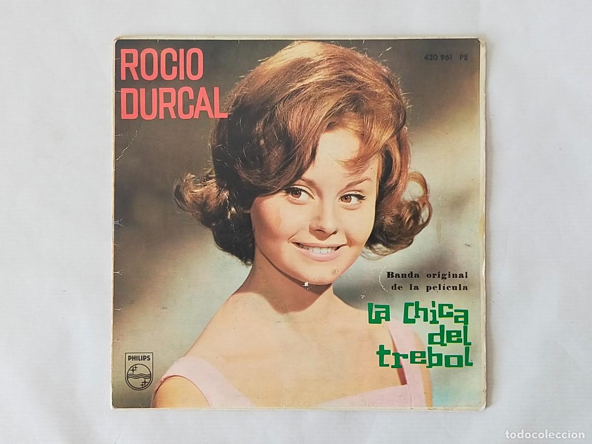 Vinyl-Schallplatten: ROCIO DURCAL: Banda Sonora LA CHICA DEL TREBOL: Trebole, Tilin Tilin...... - EP. Philips 1963