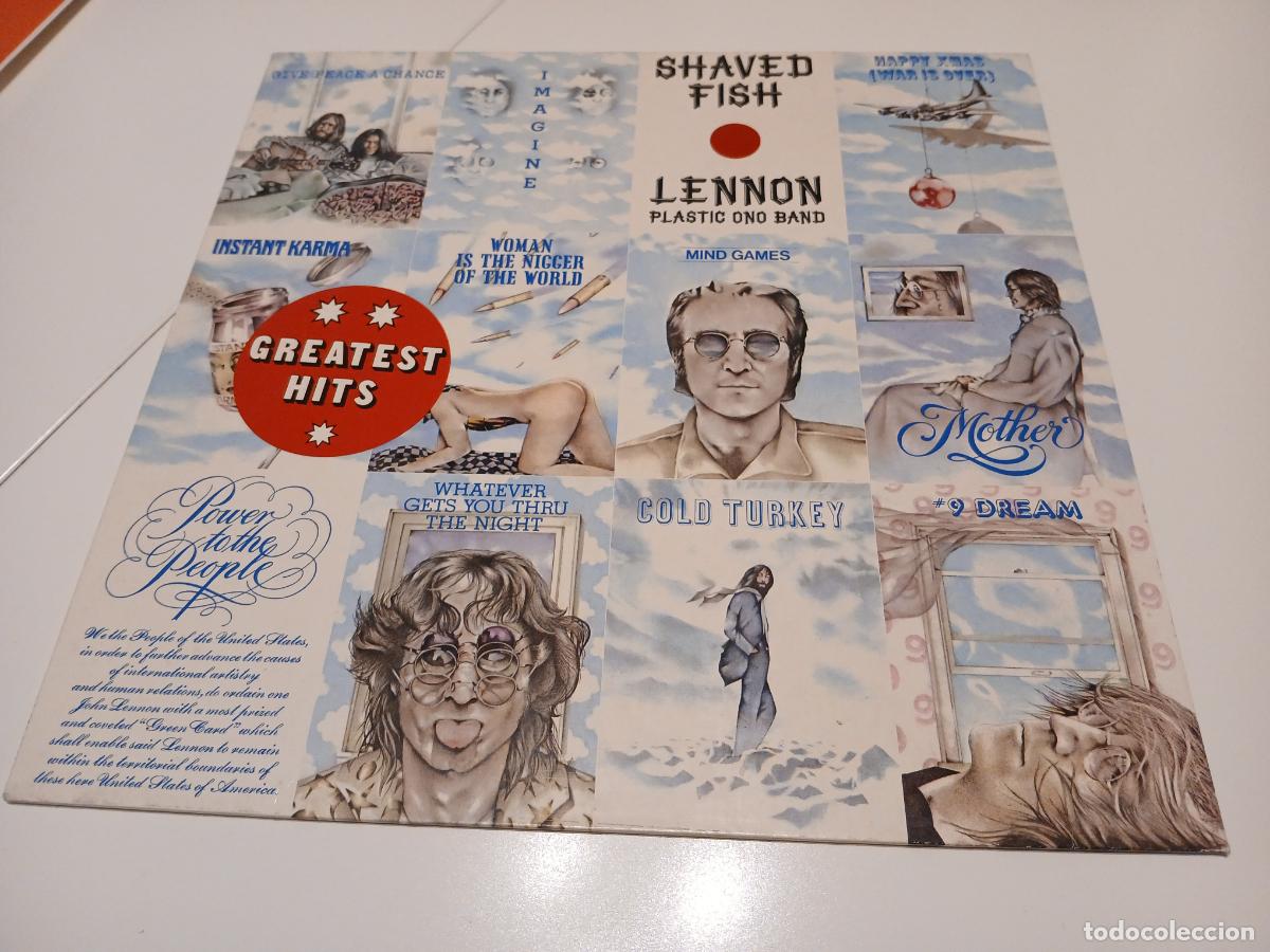 Discos de vinilo: Lennon & The Plastic Ono Band &ndash; Shaved Fish- LP disco vinilo