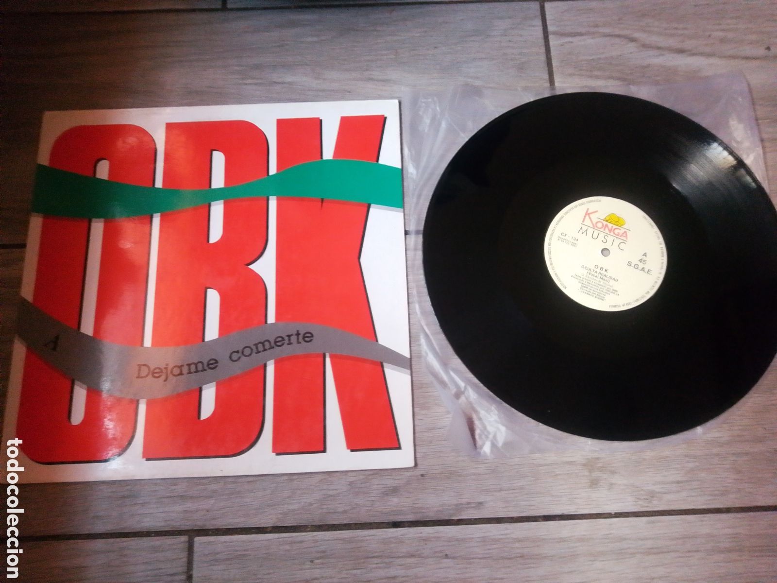 Discos de vinilo: OBK - D&Eacute;JAME COMERTE - MAXI - SPAIN - KONGA MUSIC - LV -