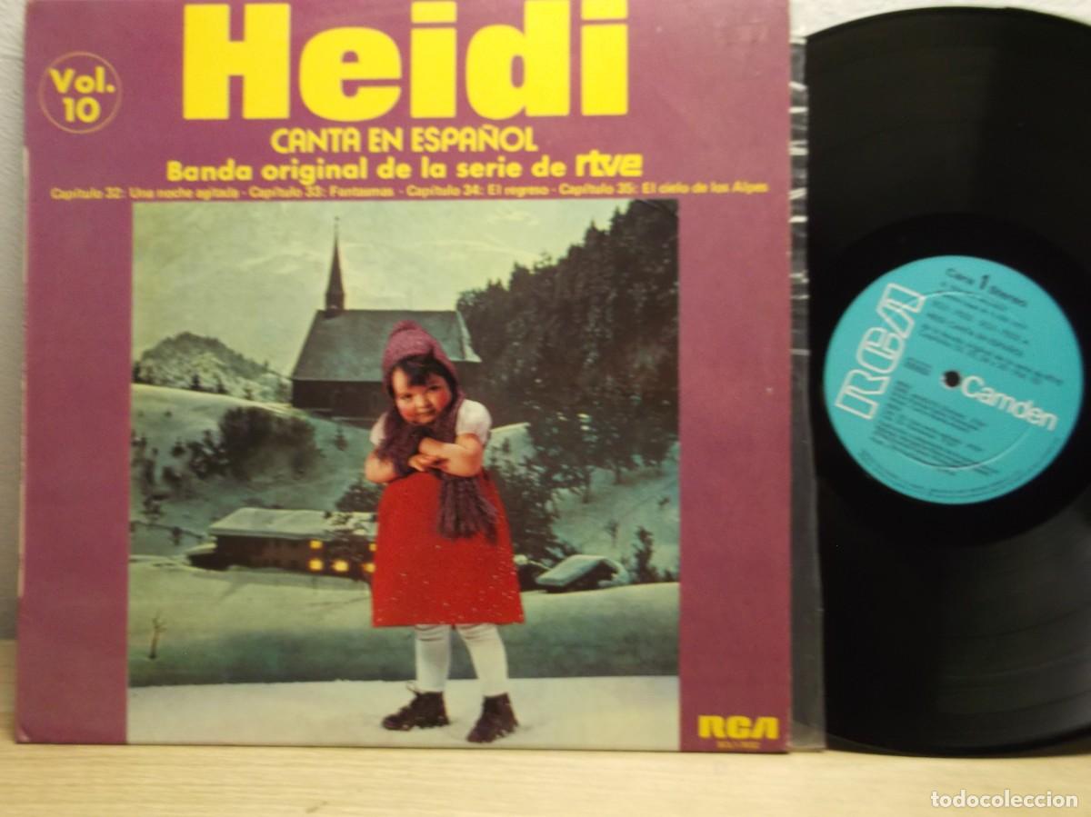 Discos de vinilo: Heidi VOL. 10 &ndash; Heidi Canta En Espa&ntilde;ol (Banda Original De La Serie De Rtve) Cap&iacute;tulo 32, 33, 34 Y 35