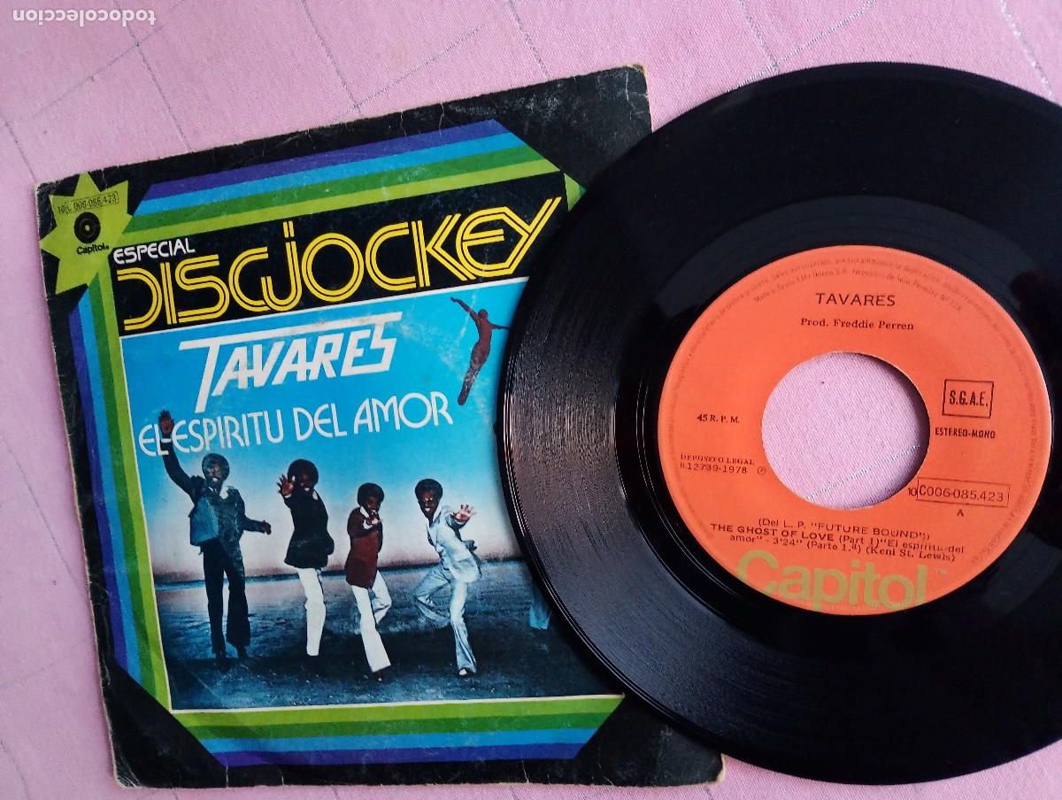 Discos de vinilo: Tavares &ndash; El Esp&iacute;ritu Del Amor, 1978 - Foto 2