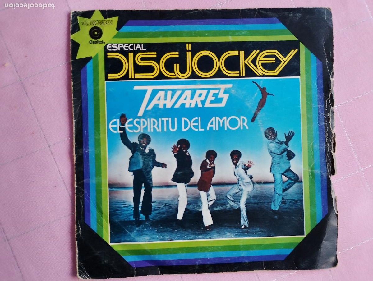 Discos de vinilo: Tavares &ndash; El Esp&iacute;ritu Del Amor, 1978 - Foto 4