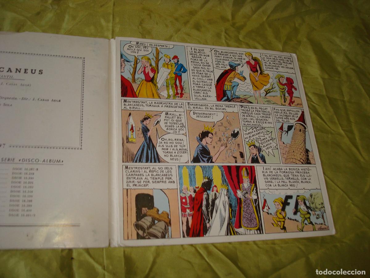Discos de vinilo: LA BLANCANEUS. DISCO-CUENTO. ODEON, 1960. IMPECABLE (#) - Foto 2