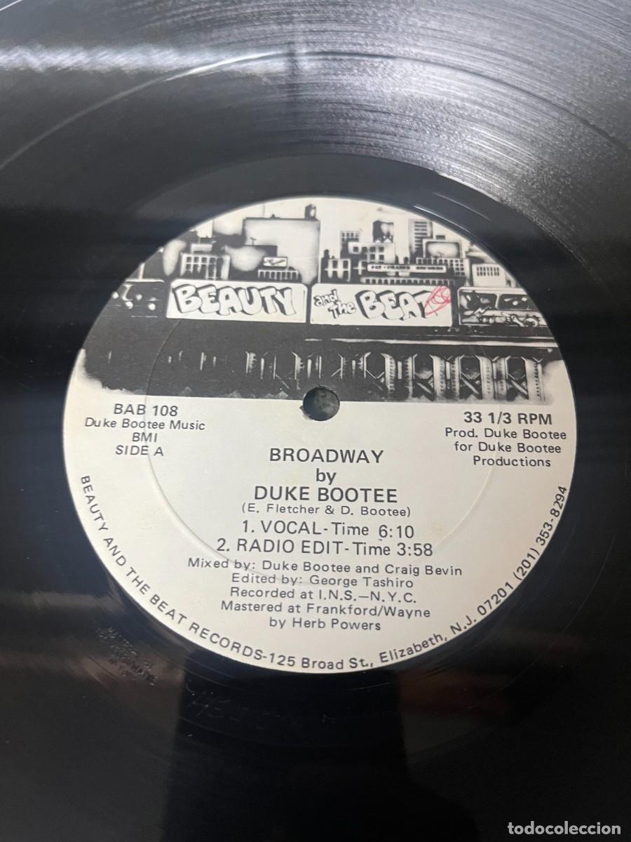 Discos de vinilo: Duke Bootee Broadway . - Foto 3