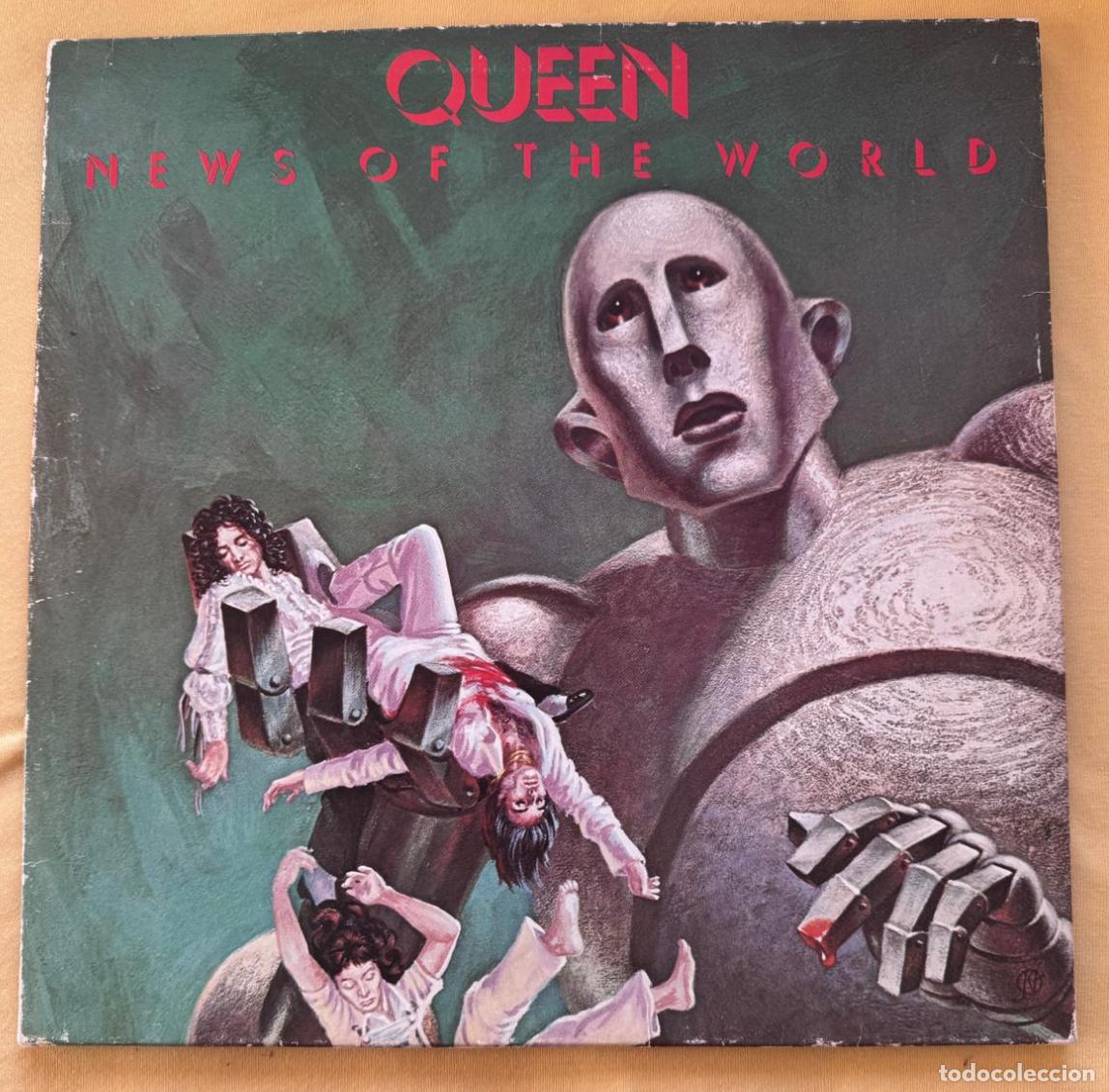 Discos de vinil: Queen &ndash; News Of The World Germany reedition EX EX