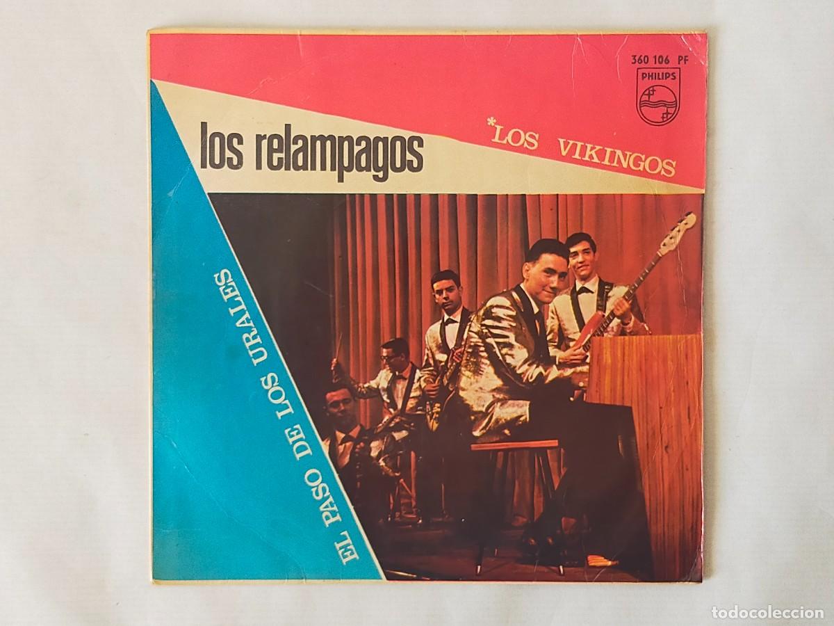 Discos de vinilo: LOS RELAMPAGOS: Los Vikingos / El paso de los Urales - Single Philips 1967