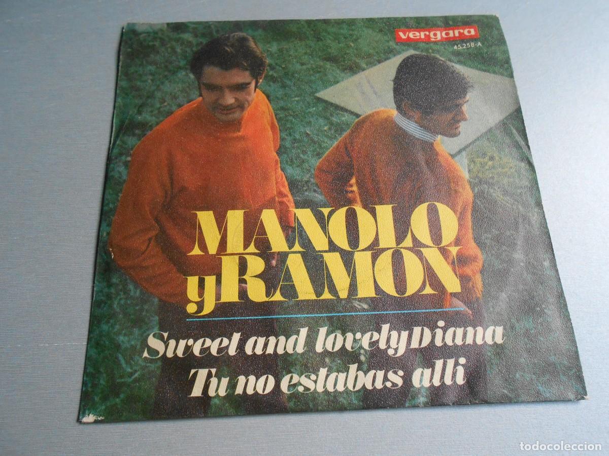 Discos de vinilo: MANOLO y RAMON, SG, SWEET AND LOVELY DIANA + 1, A&Ntilde;O 1968, VERGARA 45.258-A