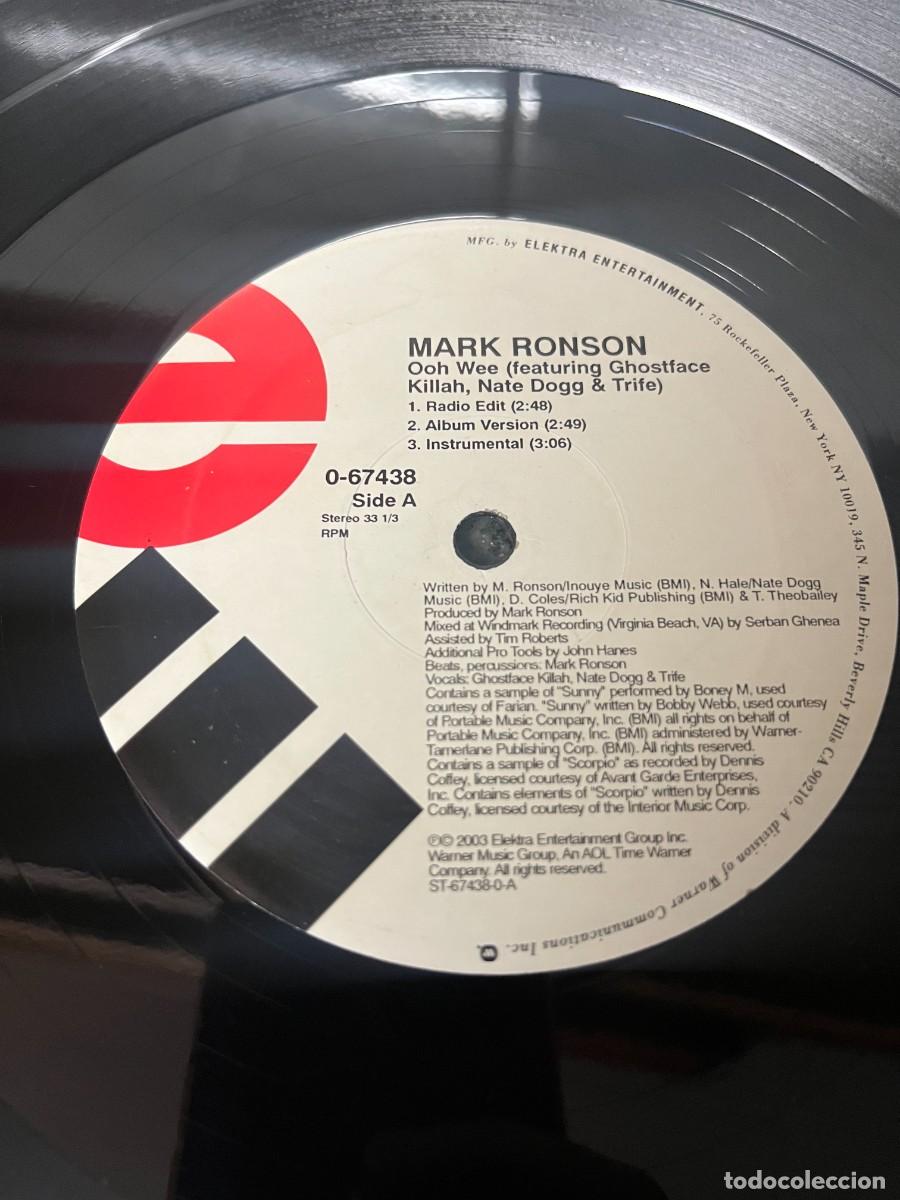 Discos de vinilo: Mark Ronson Ooh Wee / On The Run - Foto 3
