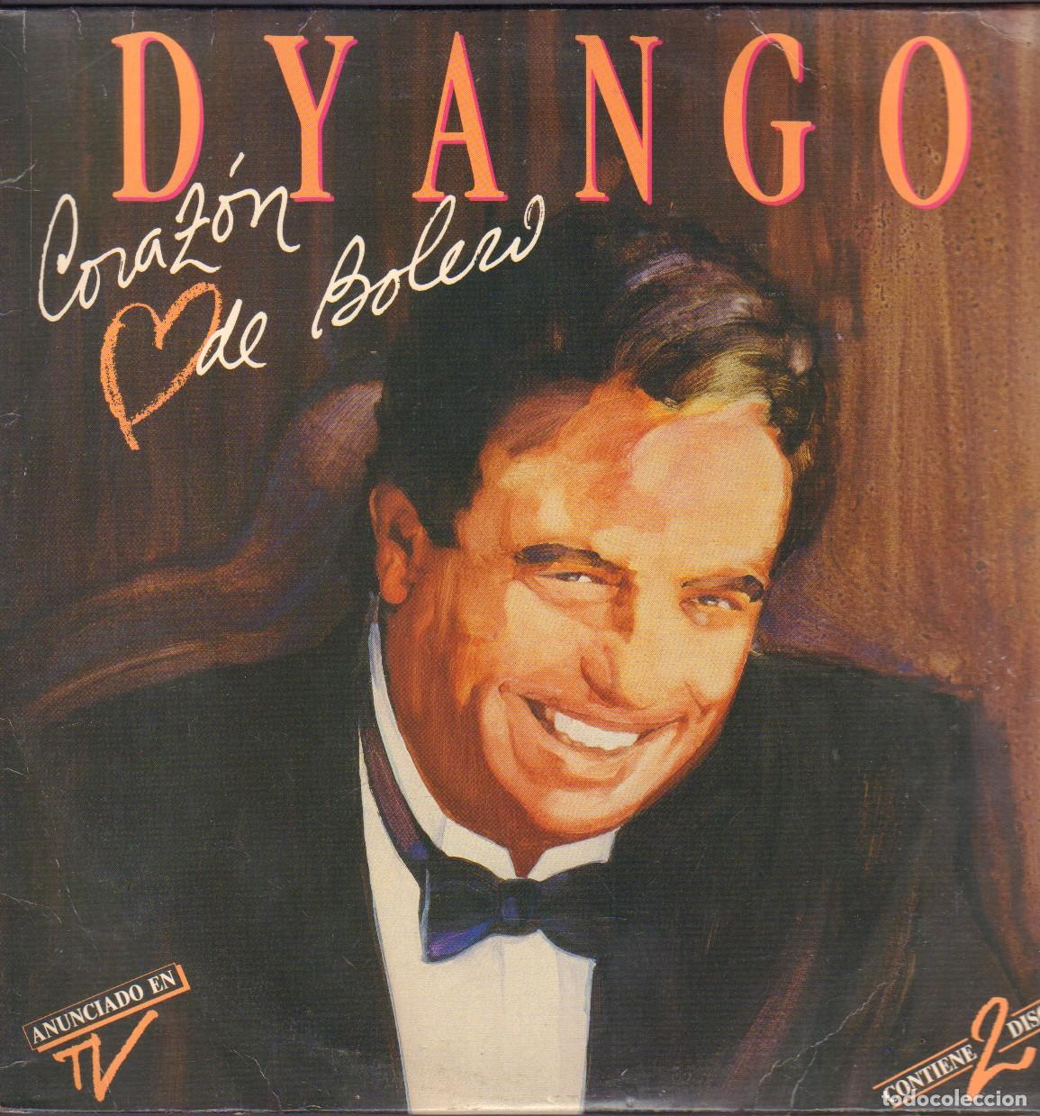 Discos de vinilo: DYANGO - CORAZON DE BOLERO / HABLADURIAS, COMO ES POSIBLE, MIENTEME../ 2 LP'S EMI 1990 RF-26202