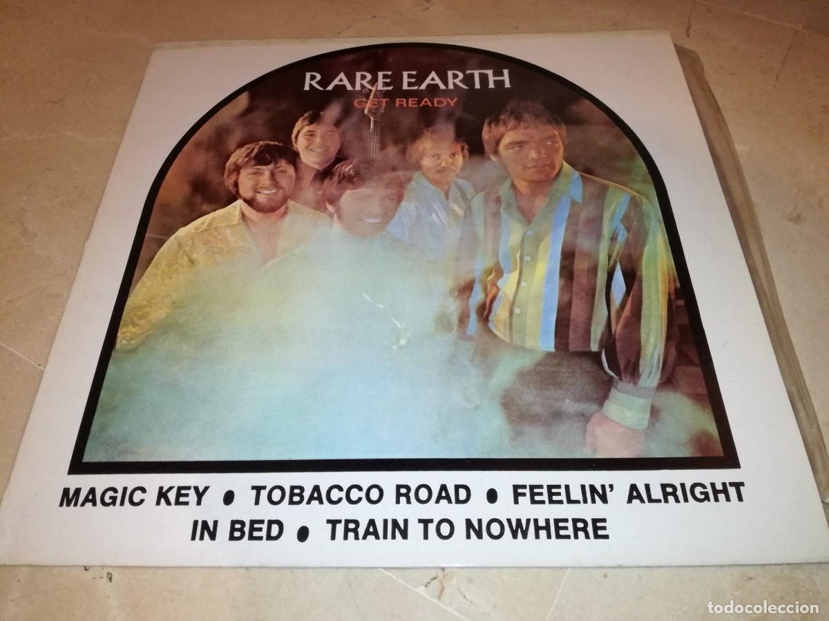Discos de vinilo: RARE EARTH-GET READY-EDICI&Oacute;N ESPA&Ntilde;OLA-VINILO EN EXCELENTE ESTADO