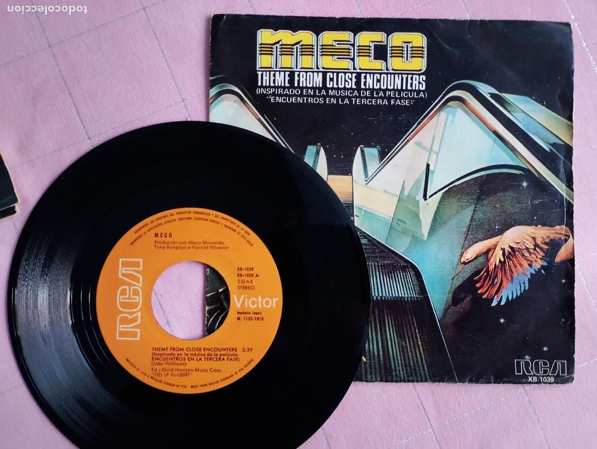 Discos de vinilo: Meco &ndash; Theme From Close Encounters, 1978 - Foto 4