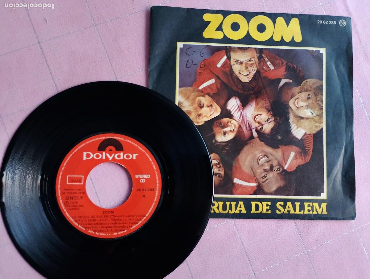 Discos de vinilo: Zoom &ndash; La Bruja De Salem, 1978 - Foto 4
