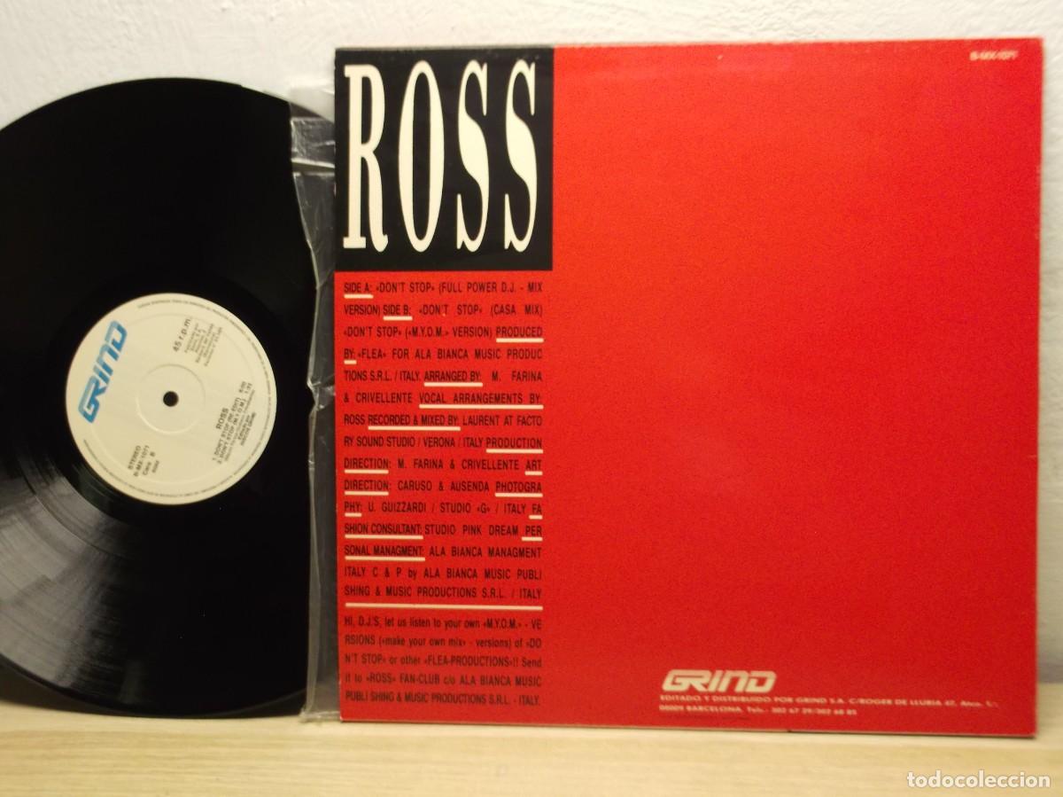 Discos de vinilo: Ross &ndash; Dont Stop MAXI 45 RPM LP - Foto 2