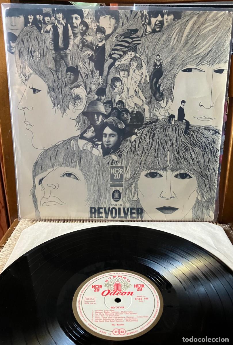 Discos de vinilo: THE BEATLES - REVOLVER, LP edic Germany 1966 DGG contract pressing