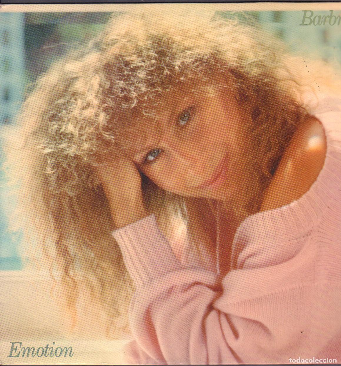 Discos de vinilo: BARBRA - EMOTION / TUNE MACHINE, BEAT I COULD, WHEN I DREAM, CLEAR SAILING.../ LP CBS 1984 RF-26209