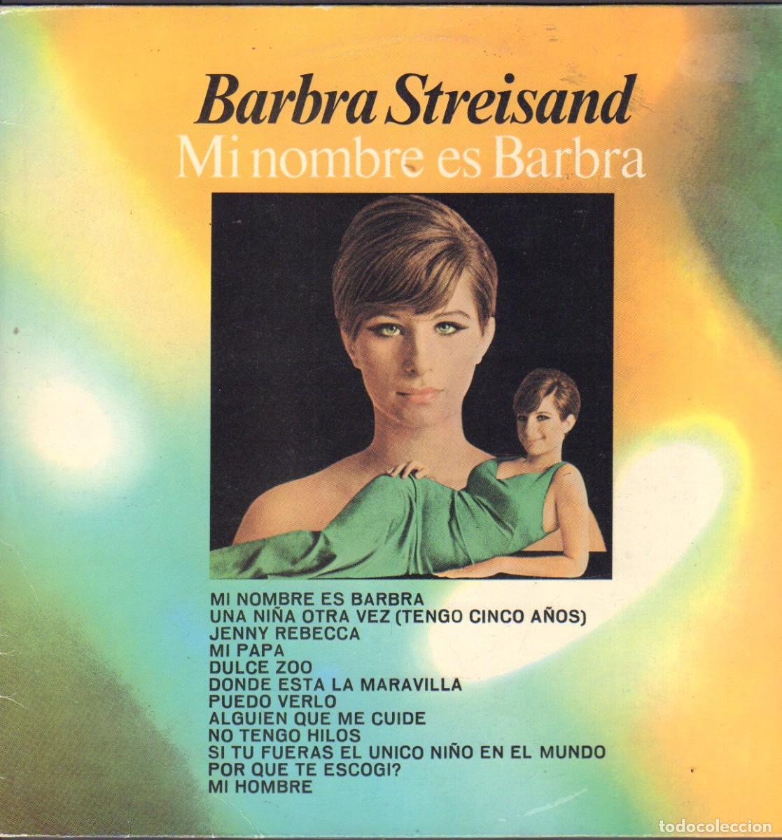 Discos de vinilo: BARBRA STREISAND - MI NOMBRE ES BARBRA / JENNY REBECCA, DULCE ZOO.../ LP CBS 1975 RF-26210