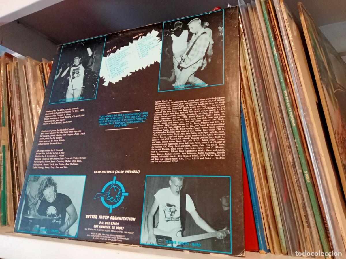 Discos de vinilo: 7 Seconds &ndash; The Crew - LP US 1984 - Foto 2