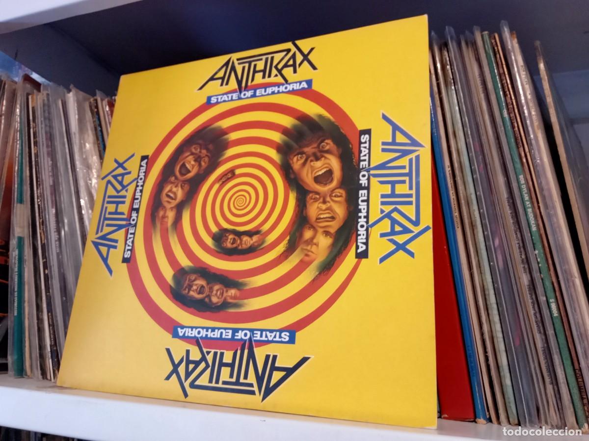Disques de vinyle: Anthrax &ndash; State Of Euphoria - lp Italy 1988
