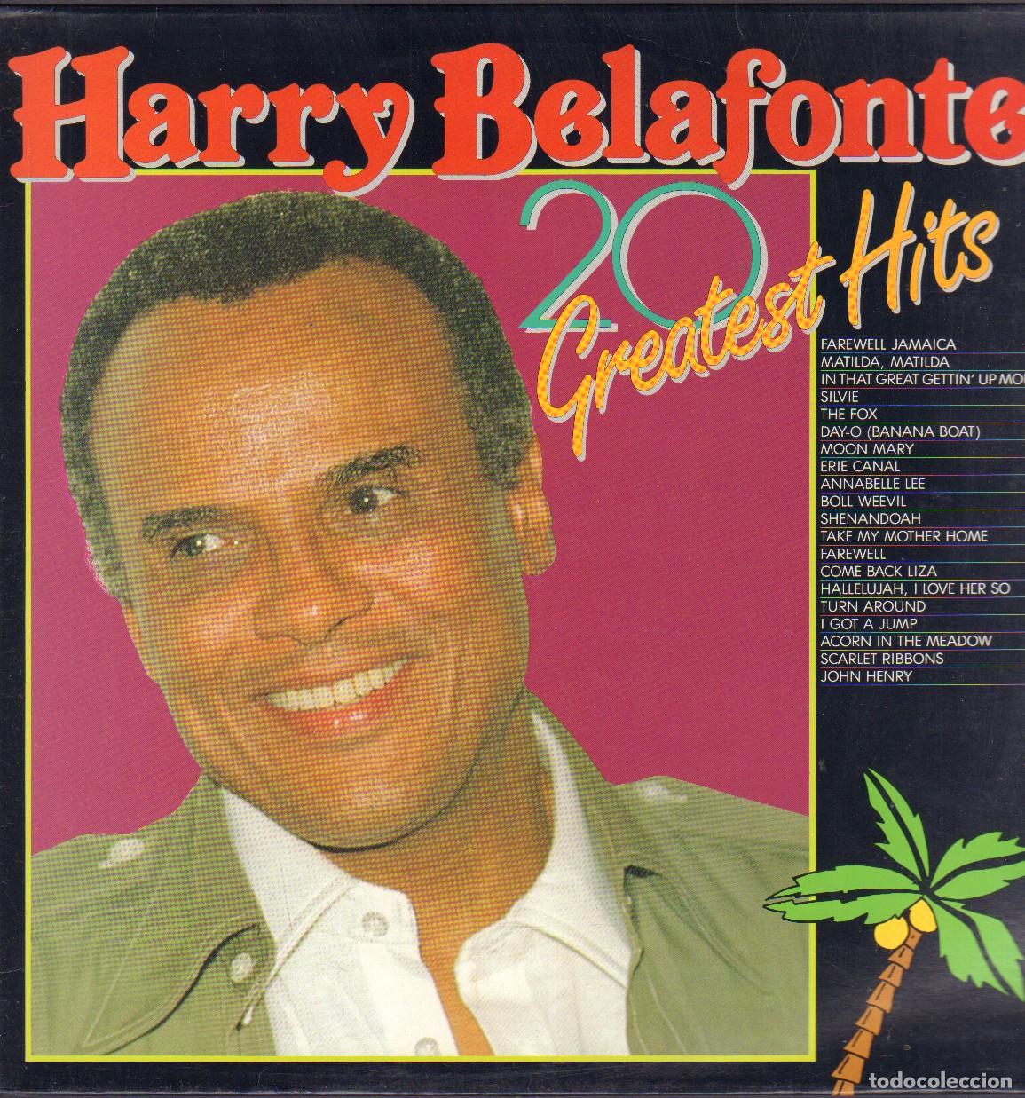 Discos de vinilo: HARRY BELAFONTE - 20 GREATIST HITS / FAREWELL JAMAICA, SILVIE, THE FOX.../ LP FLASH RF-26213