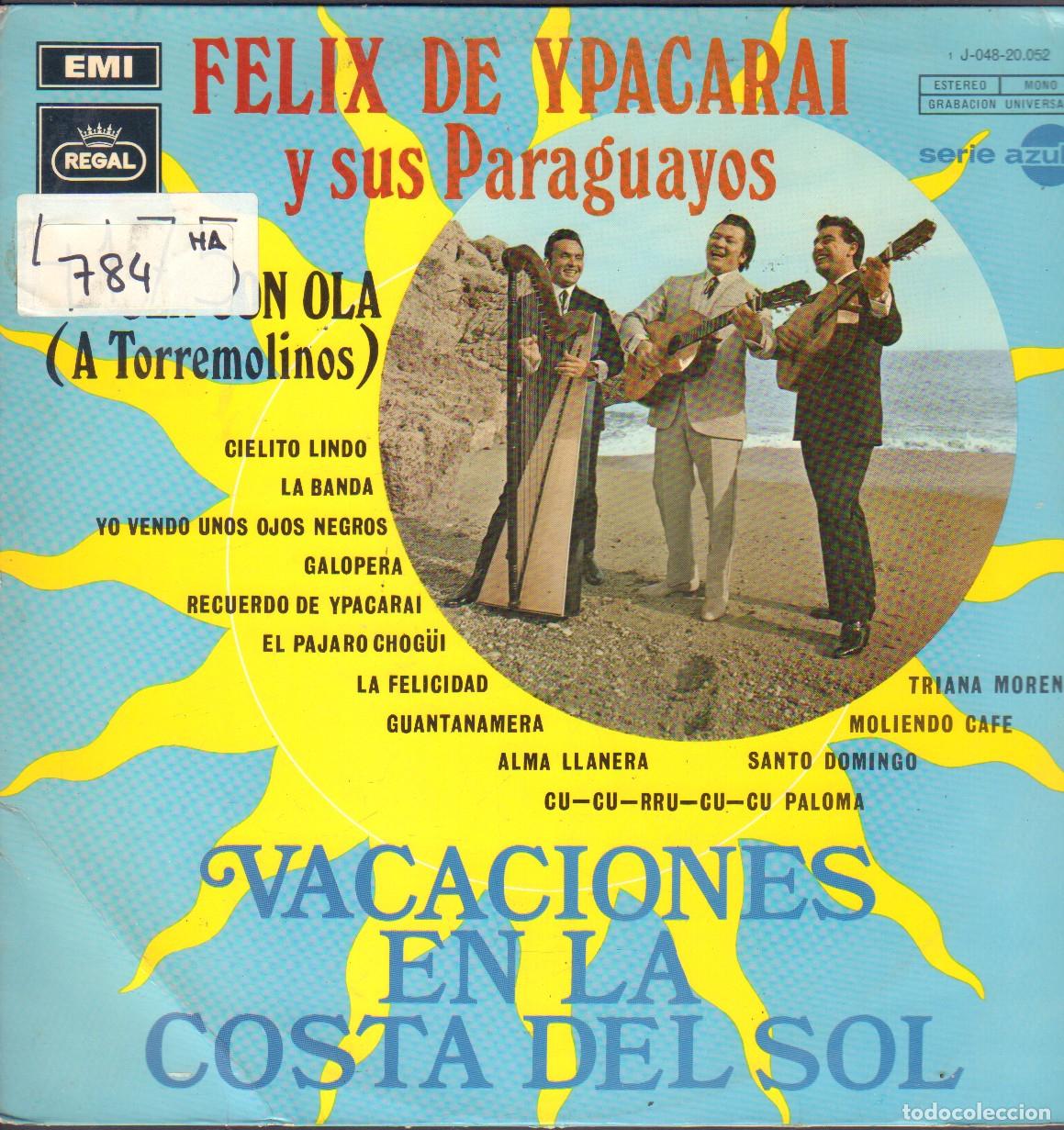Discos de vinilo: FELIX DE YPACARAI Y SUS PARAGUAYOS - CIELITO LINDO, LA BANDA, GALOPERA.../ LP EMI 1969 RF-26214