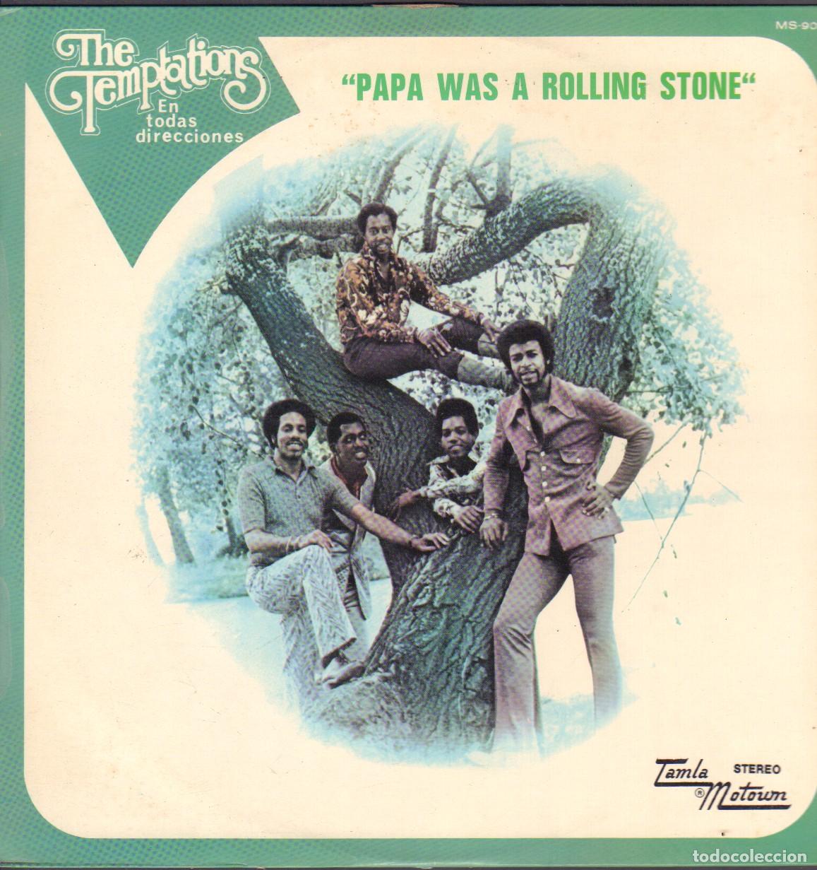 Discos de vinilo: THE TEMPLATIONS - PAPA WAS A ROLLING STONE / RUN CHARLIE RUN, MATHER NATURE../ LP RCA 1972 RF-26215
