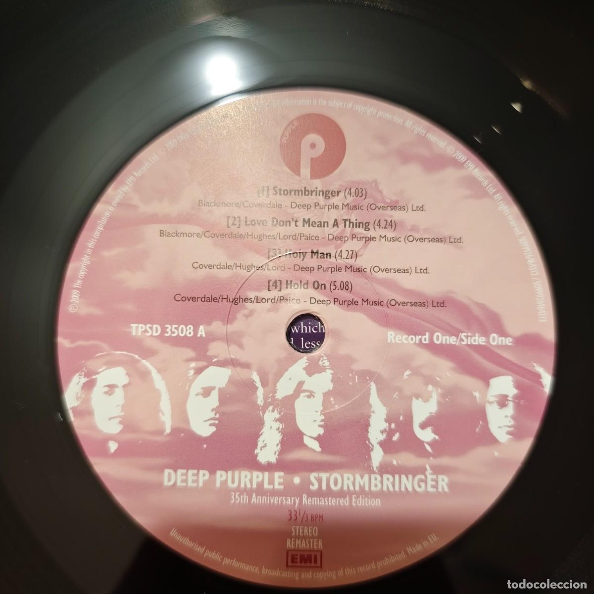 Discos de vinilo: Deep Purple &ndash; Stormbringer - UK 2009 - Doble. - Foto 10